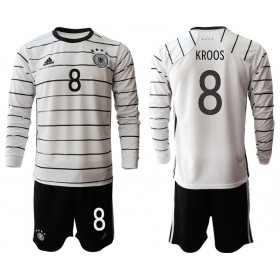 Maillot Allemagne Toni Kroos 8 Enfant Domicile UEFA EURO 2020 Manche Longue